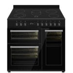 Cuisinière LA GERMANIA - sm907vn - vitro - four électrique – multifonction - Noire