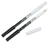 Saffron Duo 2in1 Black & White Eyeliner Pencil (120)