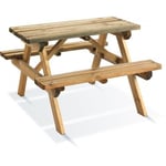 Table Pique Nique Enfant - Longueur 90 Cm - Wapiti Jardipolys