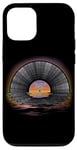 iPhone 12/12 Pro Retro Vintage Vinyl Sunset Reflection LP Vinyl Record Case