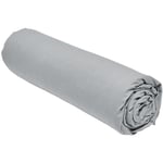 Today - Drap housse 100% coton 90x190 bonnet 23 cm essential Gris Acier