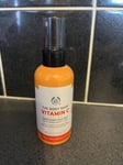 THE BODY SHOP VITAMIN C ENERGISING FACE MIST 100ML SPRAY BOTTLE DULL,TIRED SKIN