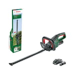 Bosch Cordless Hedge Cutter UniversalHedgeCut 18V-50 (1x Battery 2.5 Ah, 18 Volt System, Brushless Motor, Blade Length: 50 cm, in Carton Packaging)