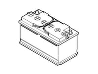 Volvo Original Startbatteri 800A 90Ah - Startbatterier