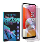 2x PRIVACY TEMPERED GLASS Screen Protector Cover for Samsung Galaxy A14