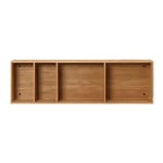 Ferm Living - Bon Shelf Oiled Oak - Vägghyllor - Träfärgad - MDF/Trä