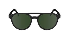 Lacoste Men's Sunglasses L6008S - Matte Black with Solid Green Lens