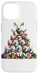 Coque pour iPhone 14 Christmas Tree Samoyed Dog Sammies