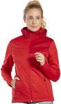 Erima Femme Performance Softshell Veste, Rouge/ruby, 36 EU