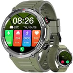 Blackview W50 Montre Connectée Bluetooth Femme Homme,Smartwatch Robuste 100+ Modes Sportifs,Contrôle Musique Pour Ios Android - Vert