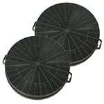 SPARES2GO Carbon Charcoal Filter for Bosch Cooker Hoods/Kitchen Vents (Pack of 2)