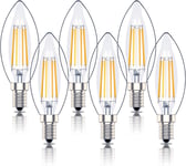 E14 Dimmable Led Candle Bulb,SES Filament Small Edison Screw Light Bulbs,4w... 