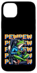 iPhone 14 Plus Cute Gaming Frog Pew Video Game Graphic Men Boys Kids Women Case