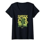 Womens Shrek King Of The Swamp V-Neck T-Shirt