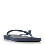 Havaianas Womens Ladies - Velvet Strap Flip Flops - Navy - Size EU 35