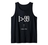 He Left The 99 To Rescue Me Christian Religious Tank Top