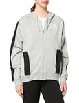 NIKE W NSW FLC FZ Sweat à capuche HTG pour femme - gris chiné - M