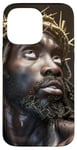 Coque pour iPhone 14 Pro Max Jésus Noir, Christianisme, Église, Christ, Jésus