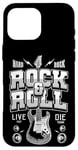 Coque pour iPhone 16 Pro Max Chemises Rock & Roll, I Love Rock Music, Rock & Roll Freedom