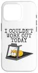 iPhone 16 Pro Cat On A Treadmill, I Couldn't Work Out Today, Fitness Funny Case