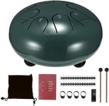 Slit Drums, Steel Tongue Drum, 6 Inches 8 Tone D Key, Handpan Drum with Drumstic