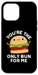 Coque pour iPhone 12 Pro Max Tu es le seul pain pour moi, jeu de mots amusant à hamburger