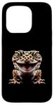 Coque pour iPhone 15 Pro Chemise gothique pour reptile - Motif léopard