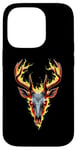 iPhone 14 Pro Hunting Hunting Deer Antlers Flaming Antlers for a Hunter Case