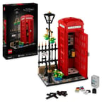 LEGO Idéer 21347 London Telefonbox Heminredning för anglofiler