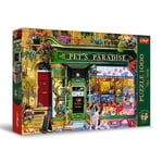 Trefl Premium Plus Quality - Puzzle Tea Time : Paradis pour Animaux - 1000 pièces, Série d'Images Nostalgiques Peintes, Pièces Parfaitement Assorties, pour Adultes et Enfants à partir de 12 Ans