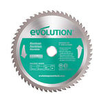 Evolution Power Tools A230TCT-80CS Aluminium Metal Cutting TCT Circular / Chop Saw Blade, Cold Metal Cutting, 2.4mm Kerf for Thinner, Accurate, Efficient Cutting, 80 Teeth, 230mm Diameter, 25.4mm Bore