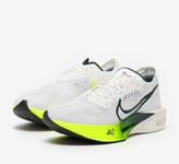 NIKE ZOOMX VAPORFLY NEXT PERCENT 3 FLYKNIT WHITE GREEN PRO SAIL UK 7.5