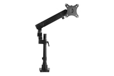 StarTech.com Desk Mount Monitor Arm with 2x USB 3.0 ports, Pole Mount Full Motion Single Arm Monitor Mount up to 17.6lbs/8kg VESA Display, Ergonomic Articulating Monitor Arm, Clamp/Grommet - Small Footprint Design (ARMPIVOT2USB3) monteringssats - för Bild