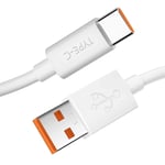 Câble Charge Rapide Usb C 2m, 5a Charge Turbo Pour Xiaomi Mi 11/Mi 10 Pro/Mi 11 Lite/Mi Pad 5/6 Usb Type C Câble De Transfert De Données Pour Redmi Note 10 Pro/11s/12/13/Mi 10t Pro/Poco F3/X6