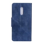 Phone Case for OnePlus 7, Business Wallet Phone Case with Kickstand, Leather Phone Cover Flip Case Magnetic Closure Protective Phone Shell for OnePlus 7 (Dark Blue)