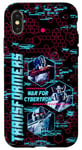 Coque pour iPhone X/XS Transformers War For Cybertron Hexagon Glitch Portraits