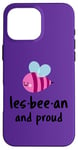 iPhone 16 Pro Max FUNNY LES-BEE-AN SAVE THE BEES LGBT ALPHABET MAFIA LESBIAN Case