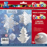 Perlou Kit d'activité perles à repasser - 1000 assorties 1 plaque thème l'univers des neiges