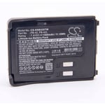 Vhbw - Batterie compatible avec Kenwood TH-F6, TH-F6A, TH-F6E, TH-F7, TH-F7A, TH-F7E, th-fte radio talkie-walkie (1500mAh, 7,4V, Li-ion)