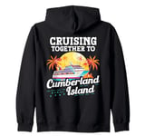 Cruising Vacation Cumberland Island Summer Travel Island Zip Hoodie