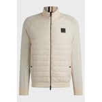 Manteau BOSS  Doudoune bi-matière  beige