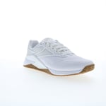 Reebok Nano X2 Womens White Canvas Lace Up Lifestyle Trainers Shoes