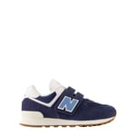 New Balance 574 Kids Sneakers Med Kardborreband Marinblå | Marinblå | 33 EU