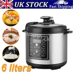 1050W Electric Pressure Cooker Multi-Purpose 6 Litre 10-in-1 Digital Screen Xmas