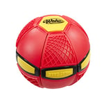 PHLAT BALL Junior Rouge - Mini Disque Volant Rétractable - Balle Innovante 10,2 cm - Jeux Extérieur Enfant dès 5 Ans - Frisbee 15,2 cm - Jeux Plein Air 2 joueurs et plus - Version Mini Voyage