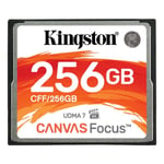 Kingston 256gb Compactflash Canvas Focus Up To 150r/130w Udma7 V