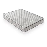 Matelas Mousse 160x200 - Ferme - Réversible - Côté Été/hiver - H20 Cm