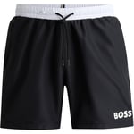 BOSS Hommes Starfish Short de Bain en Tissu à séchage Rapide avec détails Contrastants