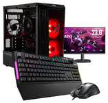 Stormforce Onyx R5 16GB 1TB Gaming PC 23.8in Monitor Bundle