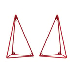 Maze Pythagoras brackets, 2-pack Red